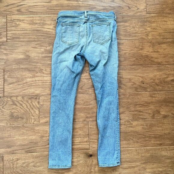 Rag & Bone Jeans Women's Size 27 Capri Hanover Light Wash Distressed - Picture 2 of 10